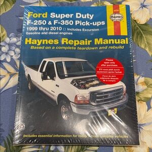 Haynes Repair Manual for Ford Super Duty Trucks brand new in package